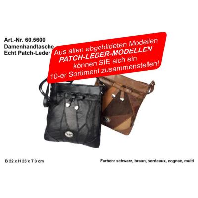 Damenhandtasche Echt Patchleder - 60.5600